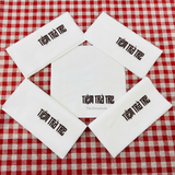 


																	 Khăn giấy ăn in logo TIỆM TRÀ TRE 