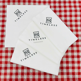 


																	 Khăn giấy ăn in logo TIMELESS 