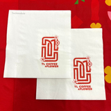 


																	 Khăn giấy ăn in logo TL COFFEE 