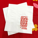 


																	 Khăn giấy ăn in logo TL COFFEE 