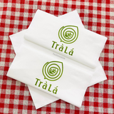 


																	 Khăn giấy ăn in logo TRÀ LÁ 