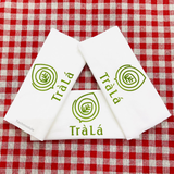


																	 Khăn giấy ăn in logo TRÀ LÁ 