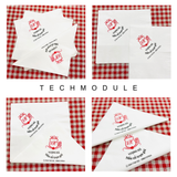 


																	 Khăn giấy ăn in logo VƯỢNG HÀ 