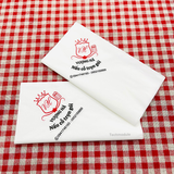 


																	 Khăn giấy ăn in logo VƯỢNG HÀ 