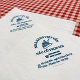 


																	 Khăn giấy ăn in logo NHÀ HÀNG VIỆT YẾN 