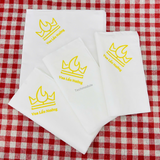 


																	 Khăn giấy ăn in logo VUA LẨU NƯỚNG 