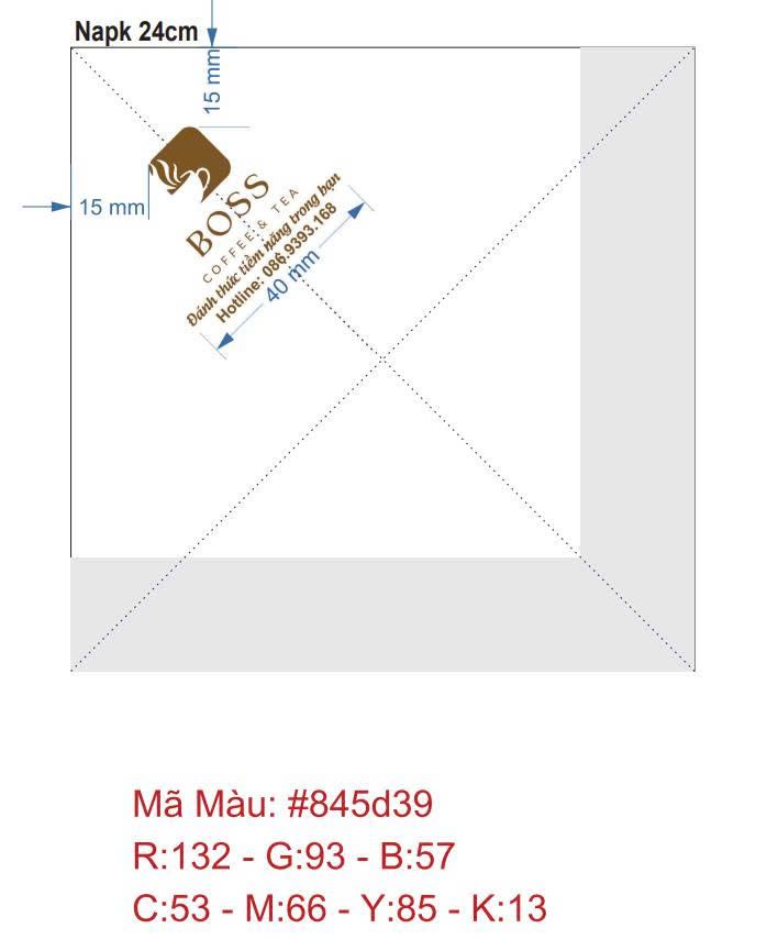 


																																														 Khăn giấy ăn in logo BOSS COFFEE 