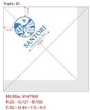 


																	 Khăn giấy ăn in logo SANTORI 