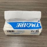 


																	 Khăn giấy lau tay đa năng TMCARE Premium Xanh, 100% bột giấy nguyên sinh - 100 tờ - vệ sinh sau và trong bữa ăn - 10 gói 