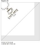 


																	 Khăn giấy ăn in logo CAFE ARTE 