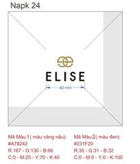  Khăn giấy ăn in logo ELISE 