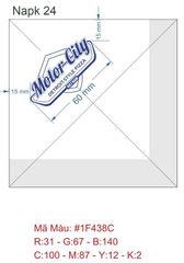  Khăn giấy ăn in logo MOTOR CITY 