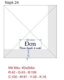 


																	 Khăn giấy ăn in logo ĐƠN 