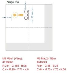  Khăn giấy ăn in logo CUC COFFEE 