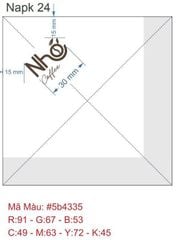  Khăn giấy ăn in logo NHỚ COFFEE 