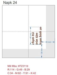  Khăn giấy ăn in logo CHẠM TRÀ 