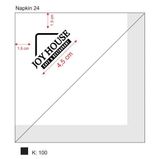 


																	 Khăn giấy ăn in logo JOY HOUSE 