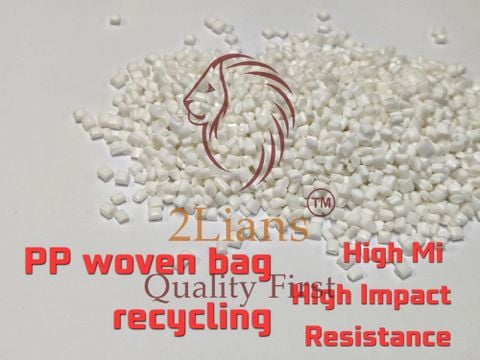  PP non-woven fabric  recycled pellets white 