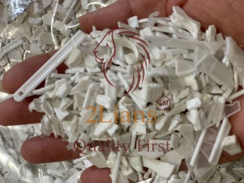  PP regrind from case/crates white and clear 