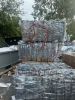 PET trays on bales natural