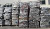 PET trays pressed into bales natural