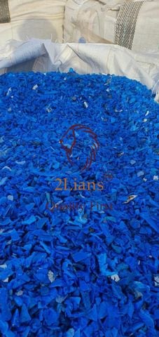  HDPE 200ltr drum regrind blue 