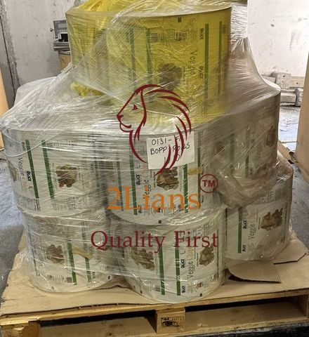  BOPP Printed rolls with Metalized backings Colored 