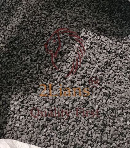  PVC repro pellet from wire cable skin dark grey 