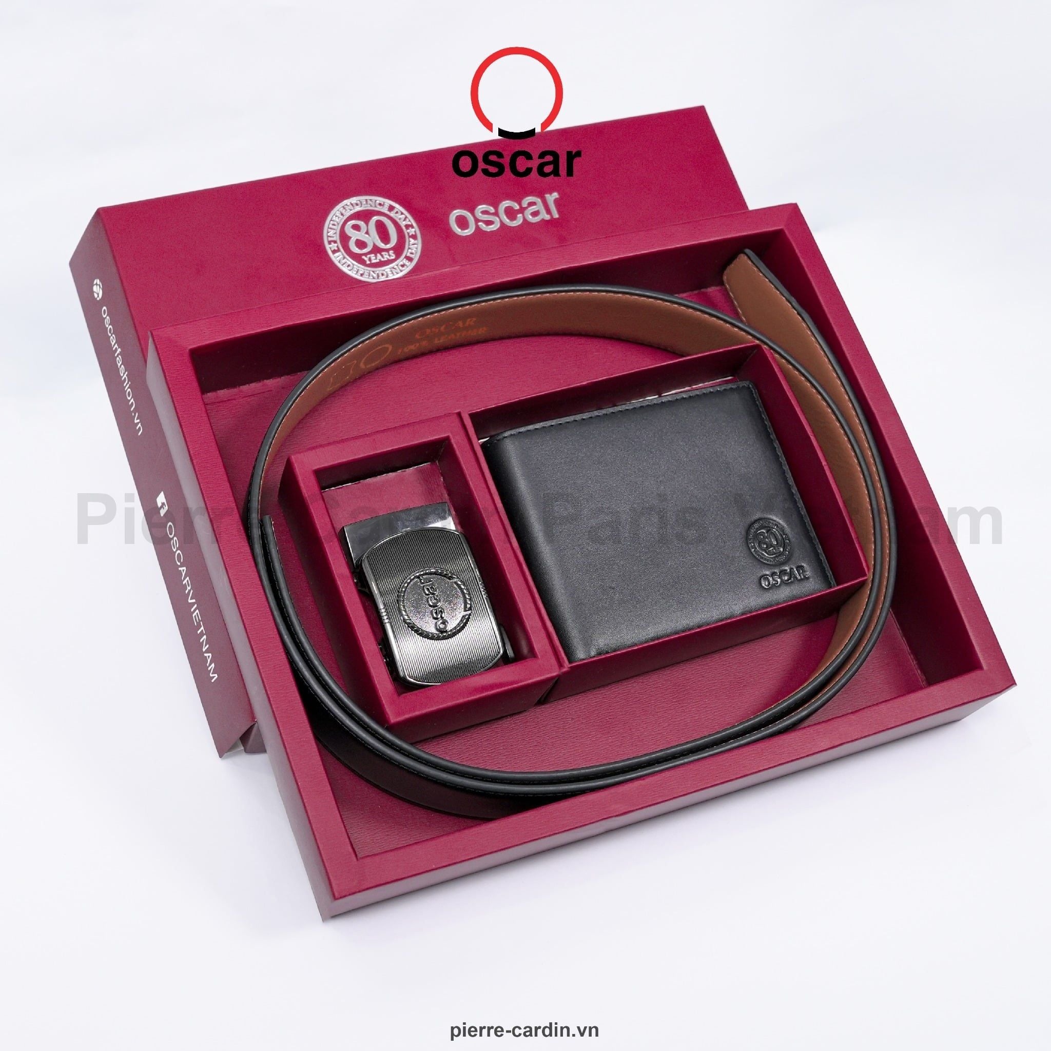 Combo thắt lưng và ví Oscar 118