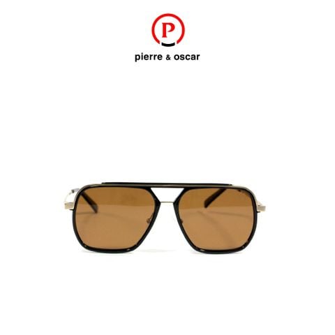 Mắt Kính Nam Cao Cấp Pierre & Oscar - POMSGNG 008 (NÂU)