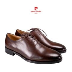 Giày Wholecut Oxford Đế Da Pierre Cardin - PCMFWLG 356 (BROWN)