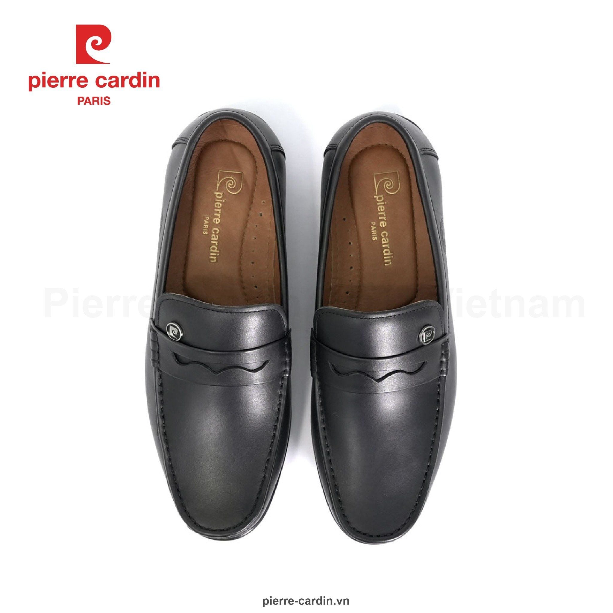 Pierre Cardin Paris Vietnam | Giày Penny Moccasins Pierre Cardin - PCMFWLJ 533 (BLACK & BROWN)