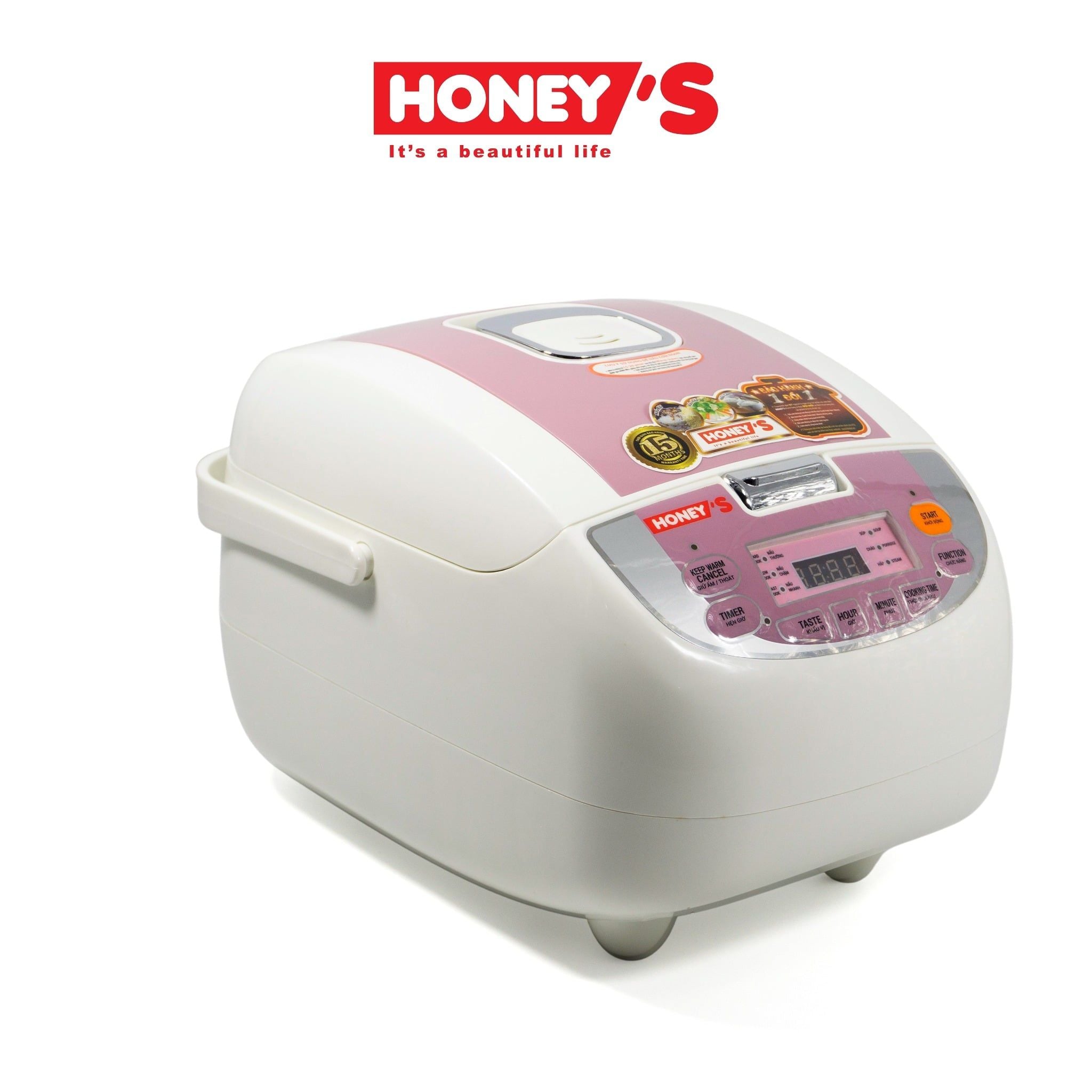 NỒI CƠM ĐIỆN TỬ HONEY'S - HO-RC704-D18