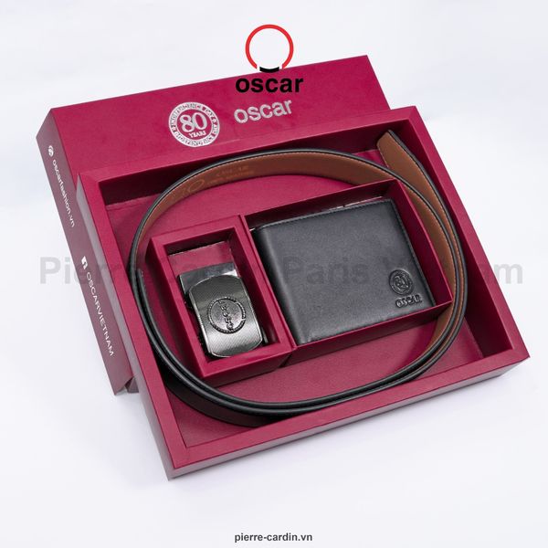 Combo thắt lưng và ví Oscar 118
