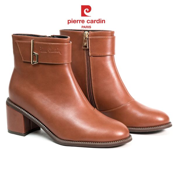 Giày Boots Nữ Pierre Cardin - 267 (Da Thật Cao Cấp, Khóa Gold Sang Trọng)