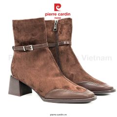 Giày Bốt Nữ Cổ Thấp Phong Cách Lãng Mạn Hiện Đại Pierre Cardin - PCWFWSJ 294 (BROWN)