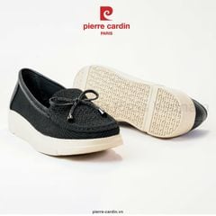 [Giao Hoả Tốc 3h] Giày Loafer Nữ Pierre Cardin Mã 289 – Vải Dệt Thoáng Khí & Đế Xuồng Tôn Dáng