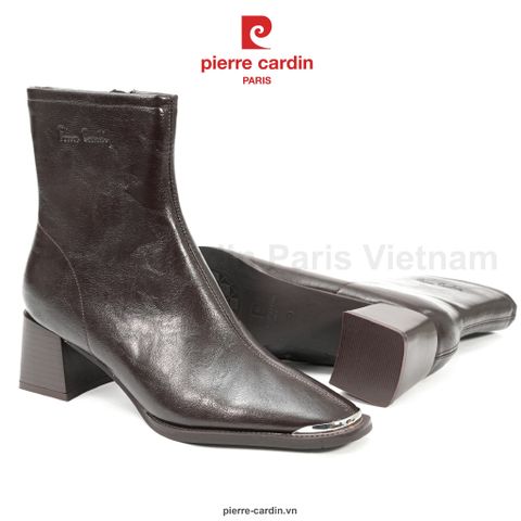 Giày Bốt Nữ Cổ Thấp Da Trơn Phong Cách Warm Sophistication Pierre Cardin - PCWFWSJ 295