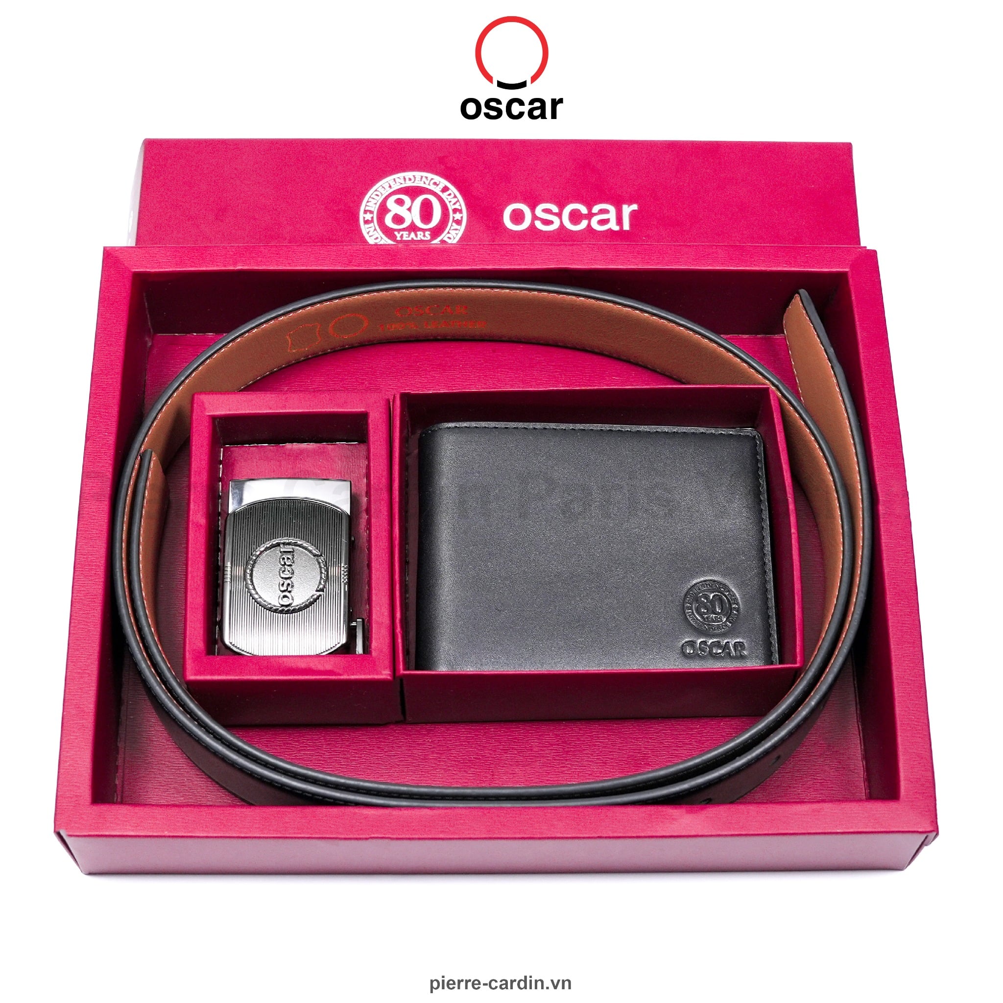 [80-YEARS] Bộ Combo Thắt Lưng & Ví Da Thời Trang Thượng Hạng Oscar Fashion – OCMBLAJ 118