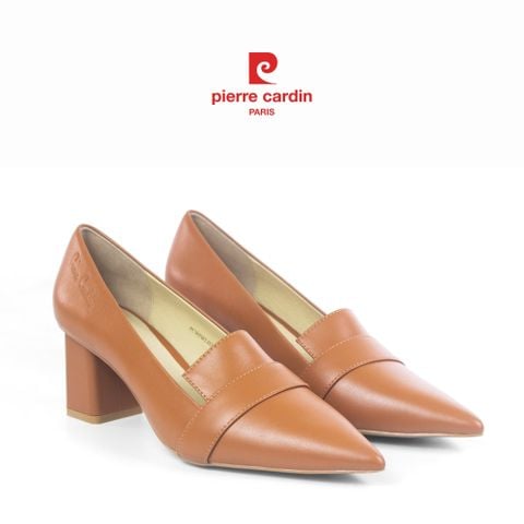 Giày Nữ Cao Gót Da Thật Pierre Cardin - PCWFWLH 238 (BROWN)