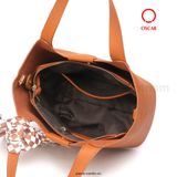 Túi Mini Tote Bag Da Bò Thật Oscar Fashion Phong Cách Thời Trang Petite Luxe - OCWHBLJ 113