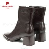 Giày Bốt Nữ Cổ Thấp Da Trơn Phong Cách Warm Sophistication Pierre Cardin - PCWFWSJ 295