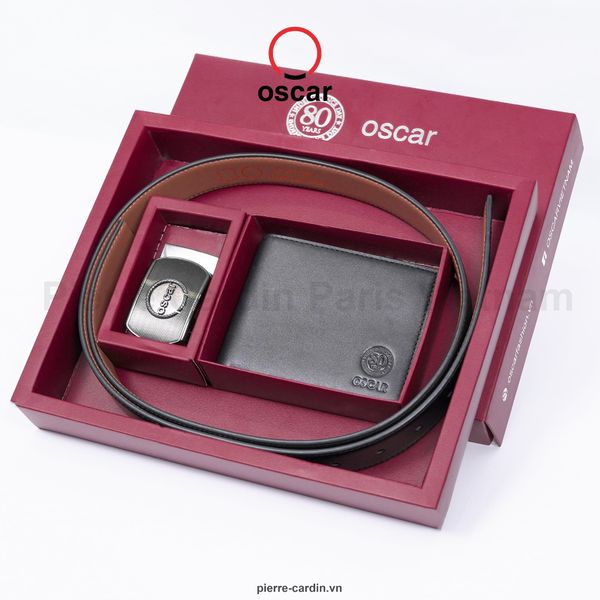 Combo thắt lưng và ví Oscar 118