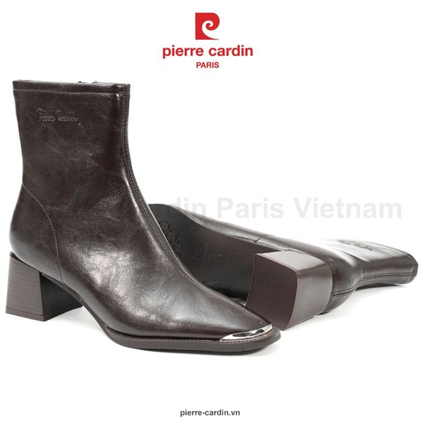 Giày Bốt Nữ Cổ Thấp Da Trơn Phong Cách Warm Sophistication Pierre Cardin - PCWFWSJ 295