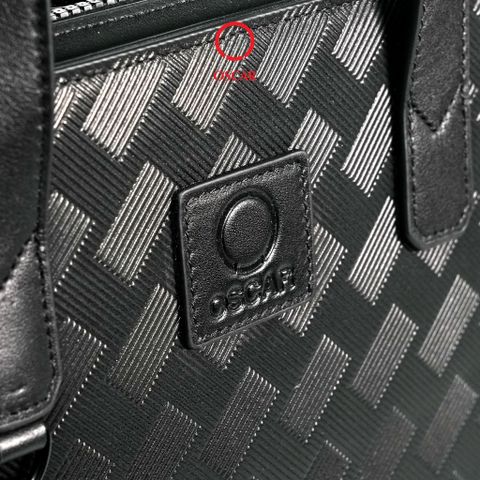 Túi Xách Nam Công Sở Oscar - 065 (Phối Vân Cá Sấu Đa Tầng, Phong Cách Hiện Đại)