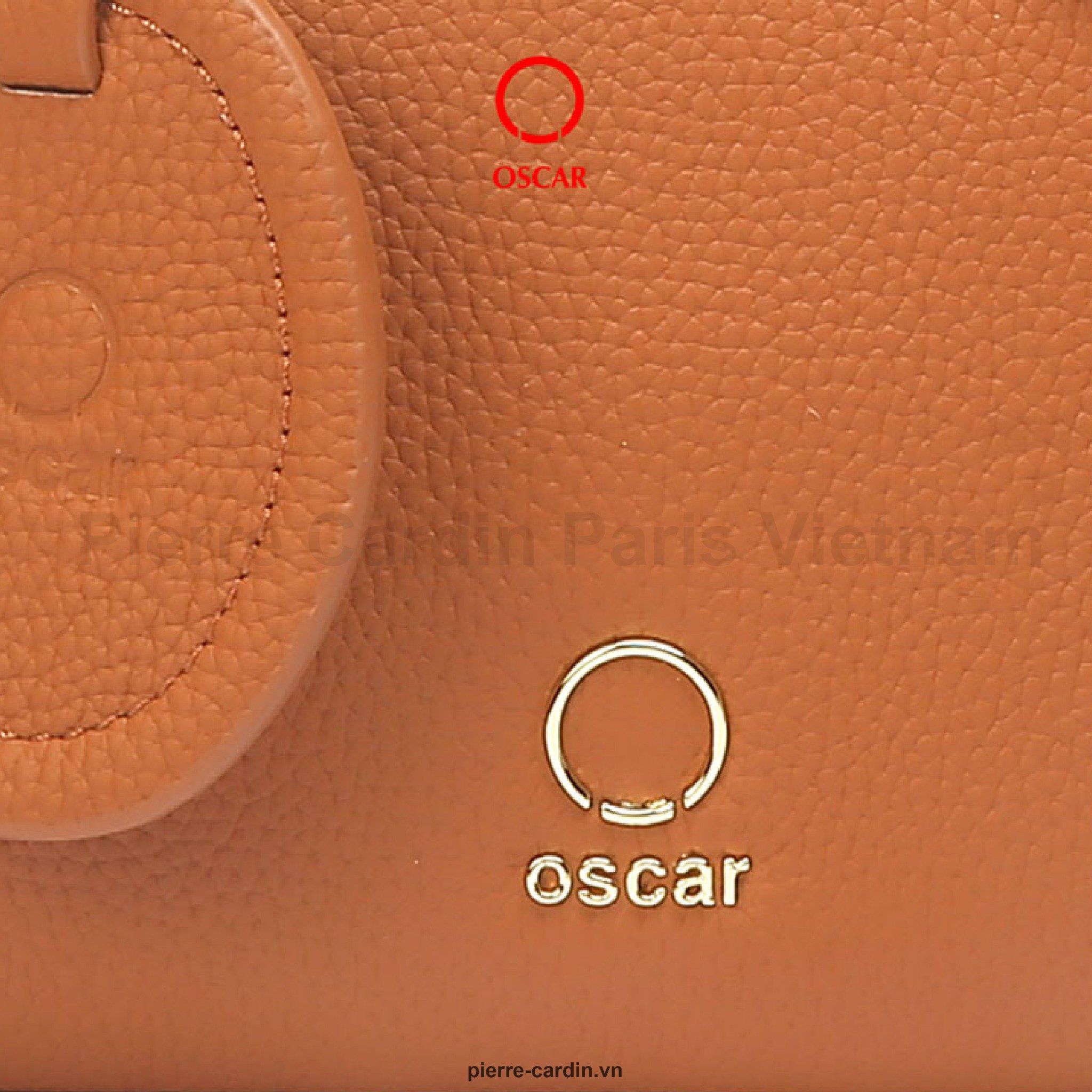 Pierre Cardin Paris Vietnam | Túi Bowler Bag Da Bò Thật Oscar Fashion Phong Cách Modern Murse - OCWHBLJ 112