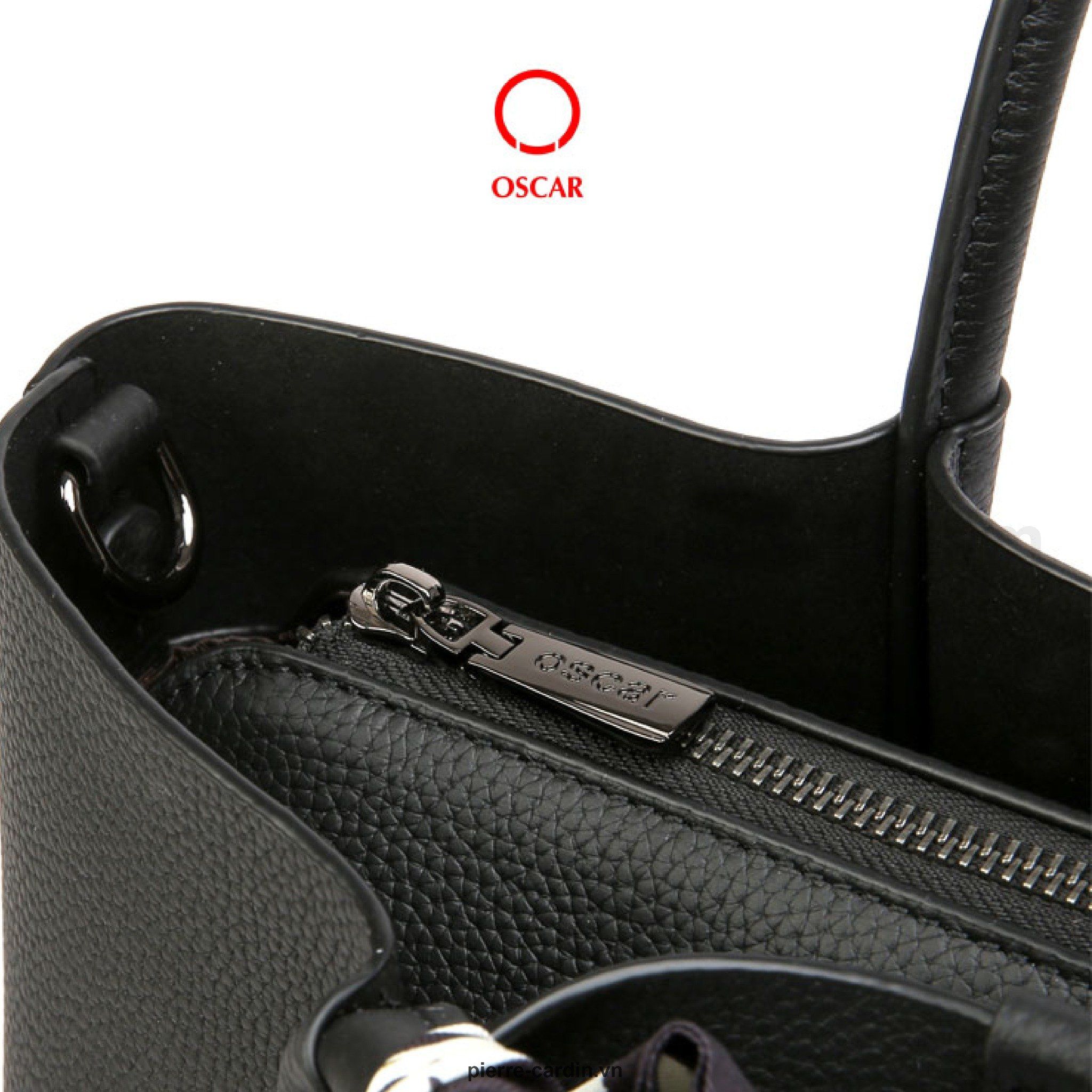 Pierre Cardin Paris Vietnam | Túi Tote Bag Da Bò Thật Oscar Fashion Phong Cách Cổ Điển - OCWHBLJ 114