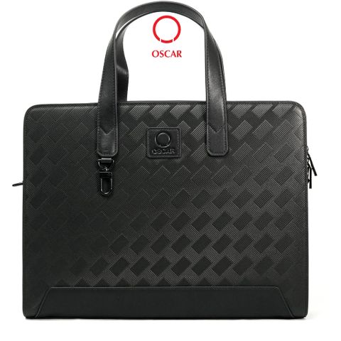 Túi Xách Nam Công Sở Cao Cấp OSCAR - 061 (Họa Tiết Đan Chéo 3D Luxury)