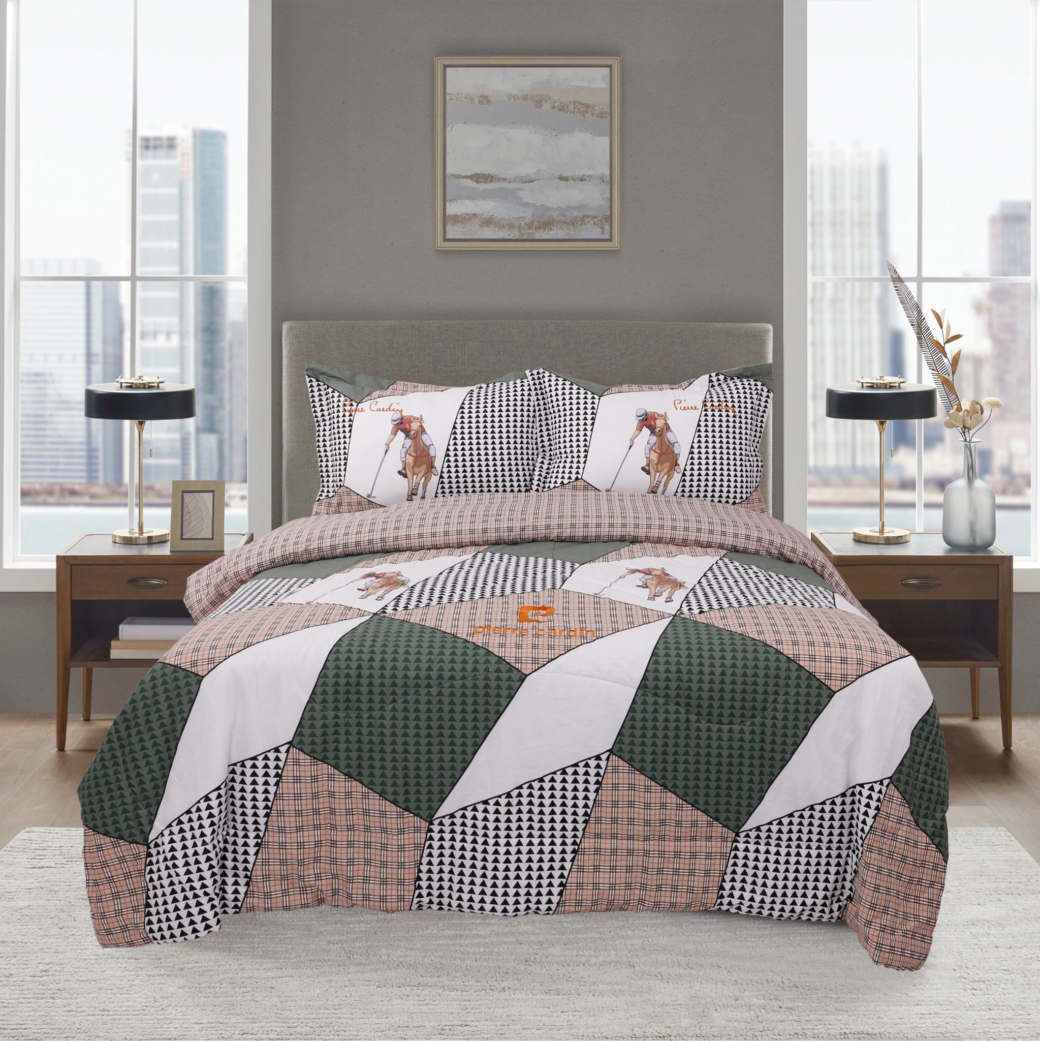 Bộ drap – áo gối Vintage 019 Cotton cao cấp