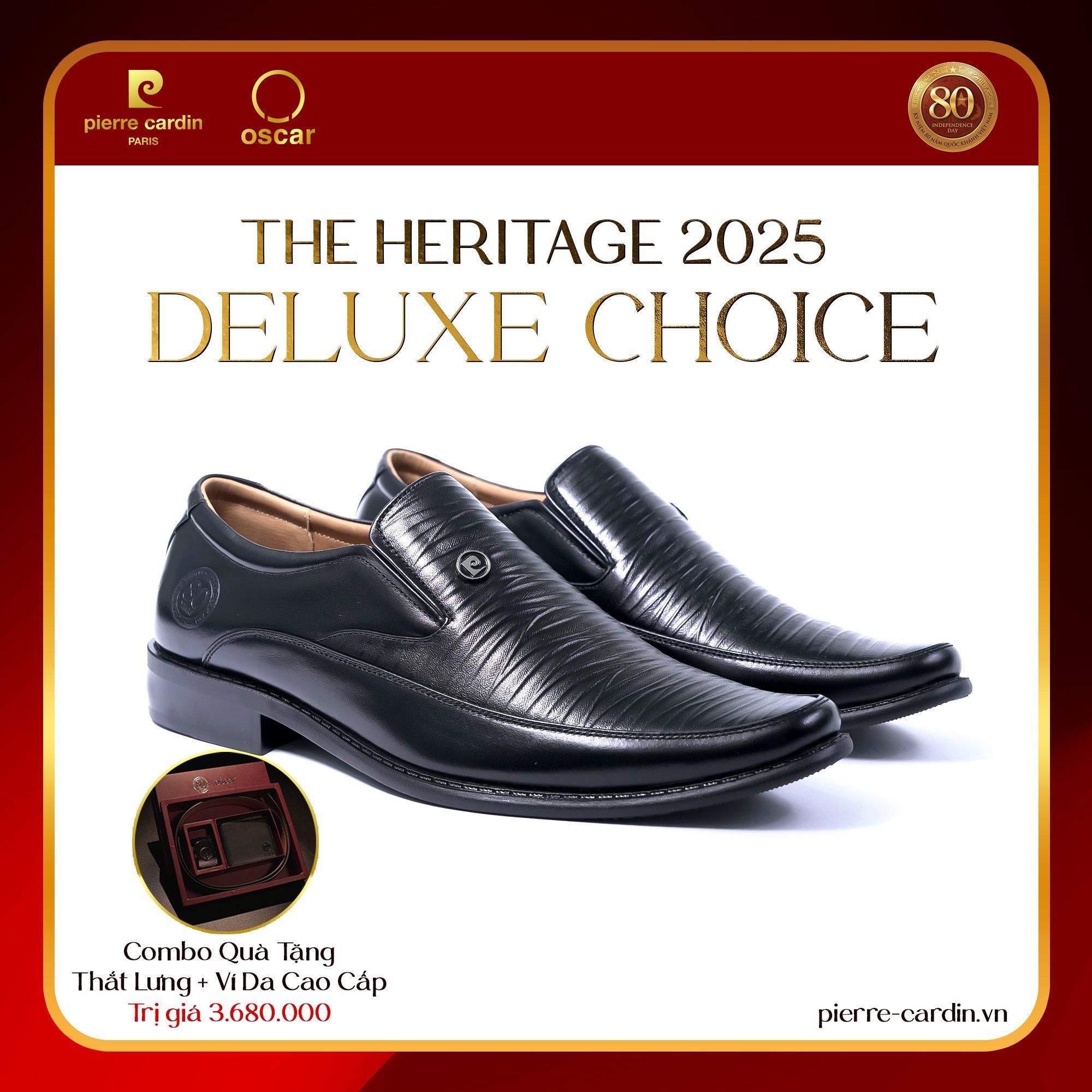 Pierre Cardin Paris Vietnam | Giày Tây Nam Cao Cấp Pierre Cardin - PCMFWLJ 817